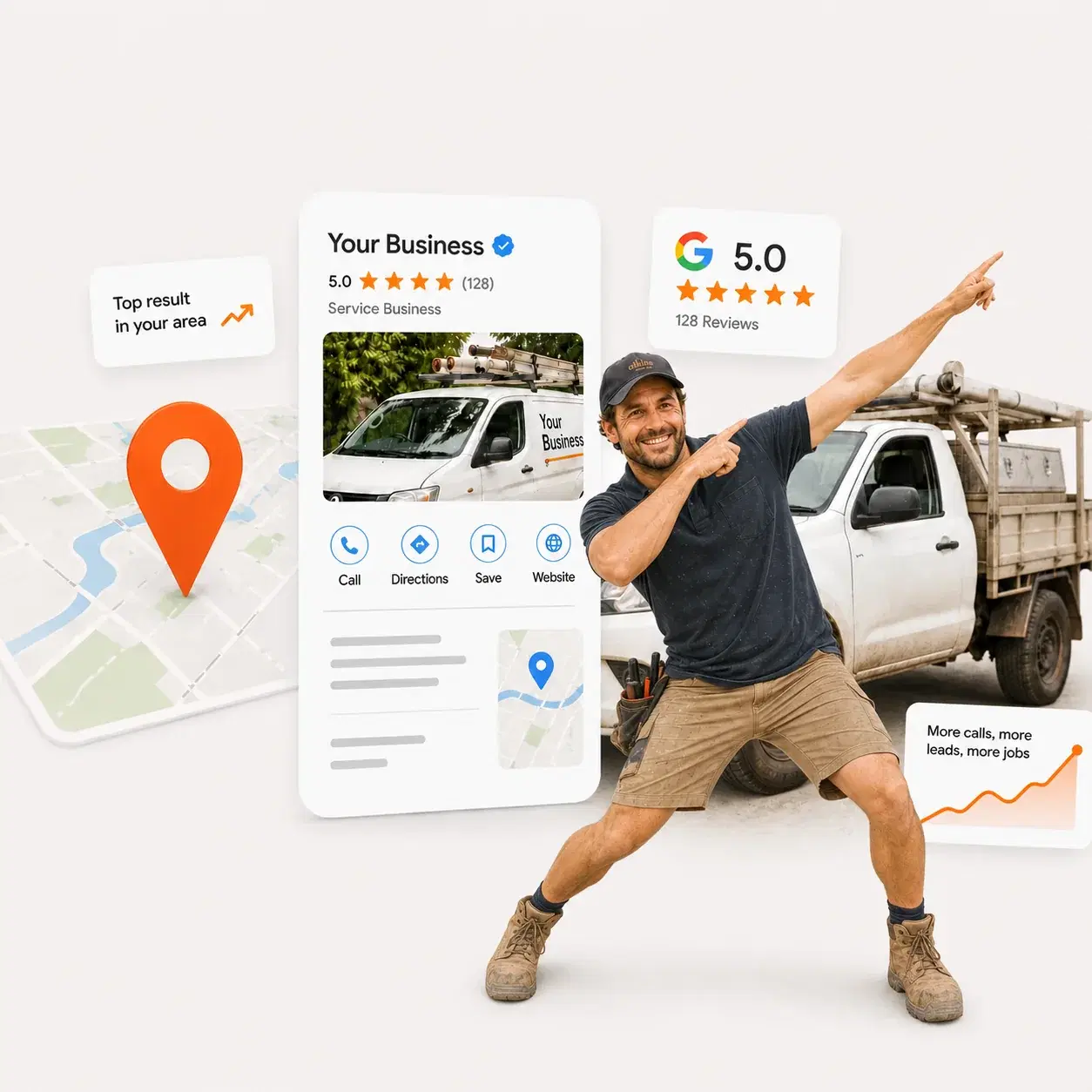 Google Business Profile optimisation for a local service business