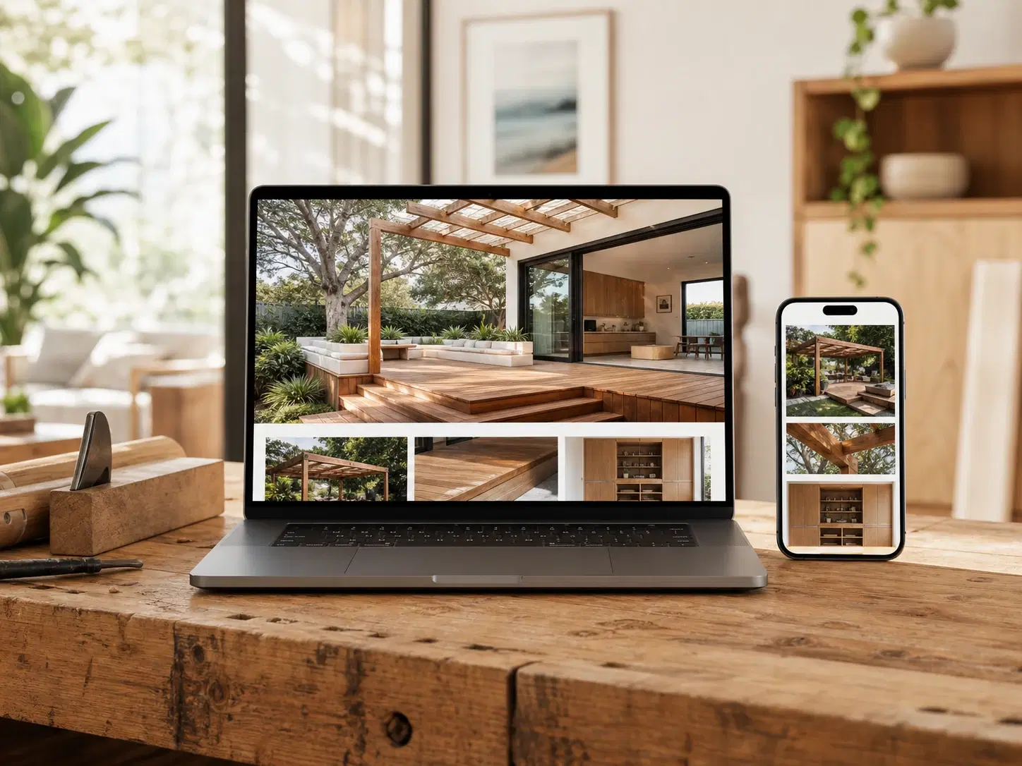 Carpentry business website