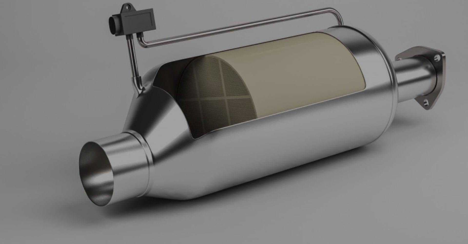 Diesel particulate filter assembly