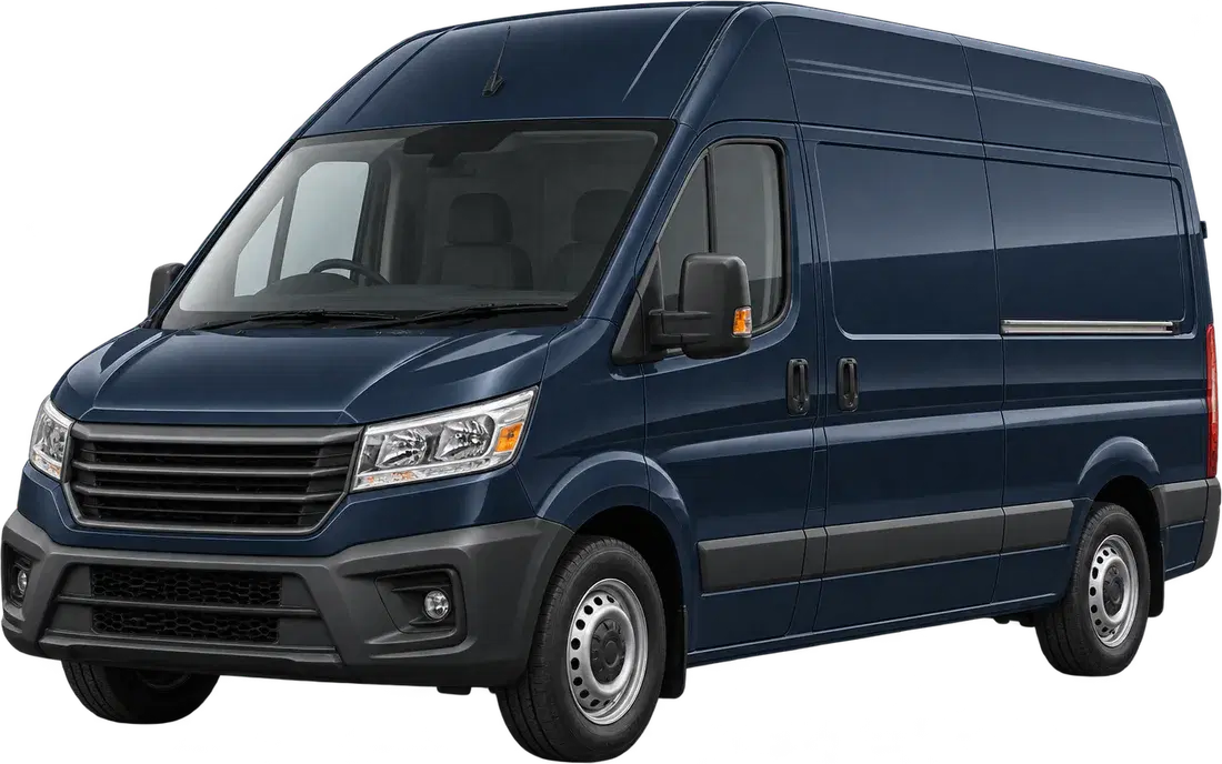 Stylised illustration of a LDV V80 diesel vehicle