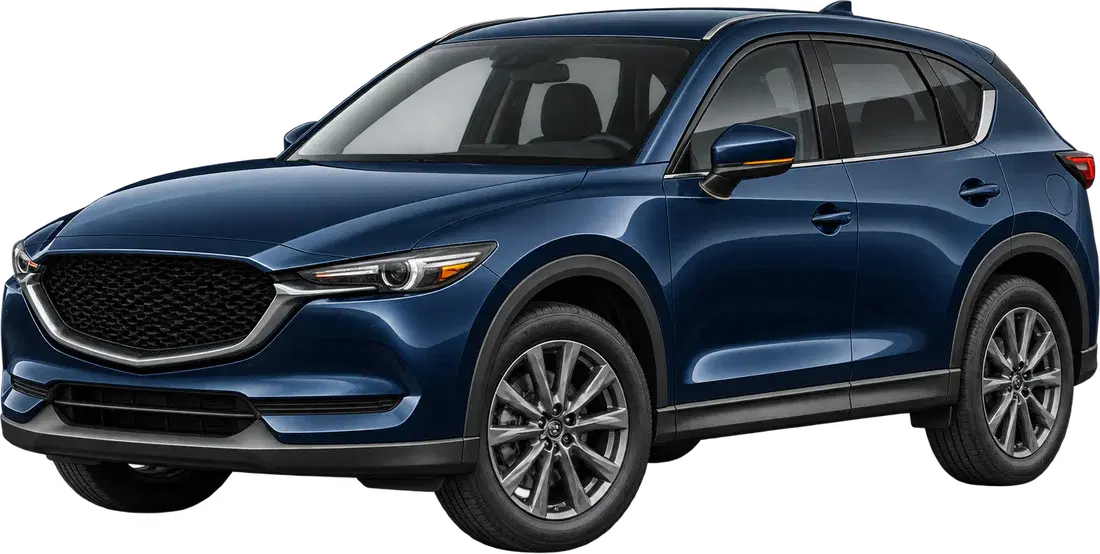 Stylised illustration of a Mazda CX-5 diesel vehicle