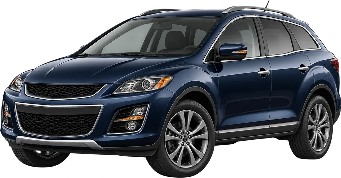 Stylised illustration of a Mazda CX-7 diesel vehicle