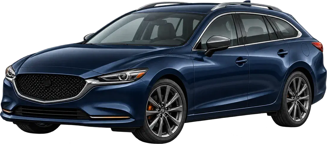 Stylised illustration of a Mazda Mazda6 diesel vehicle