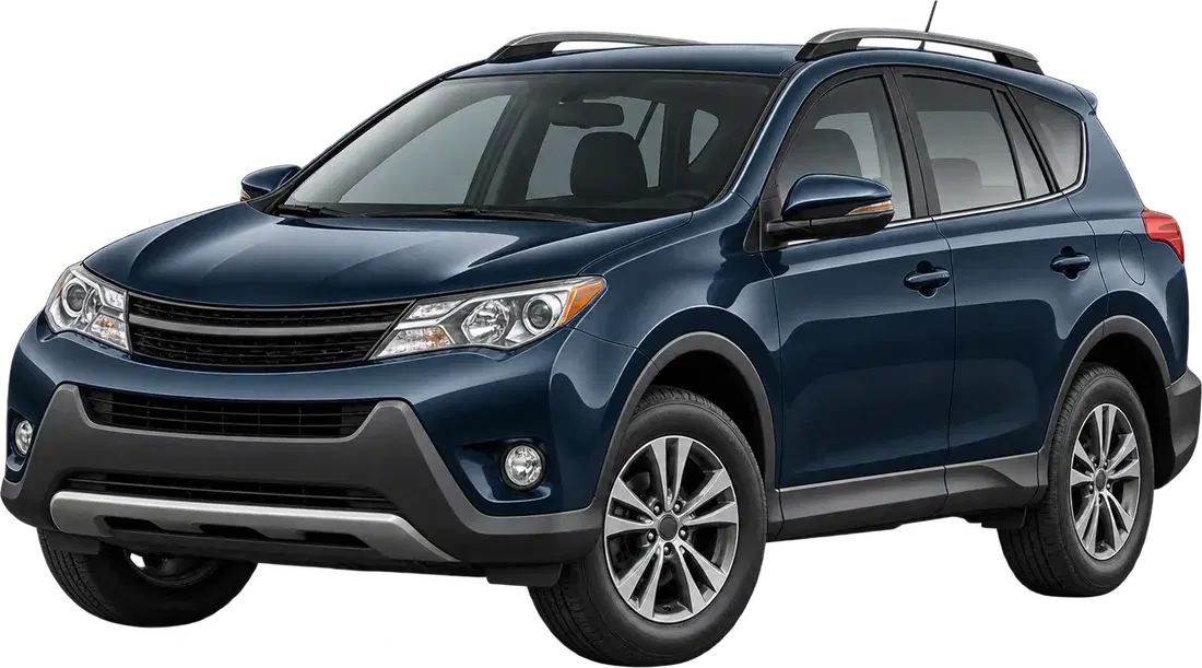 Stylised illustration of a Toyota RAV4 diesel vehicle