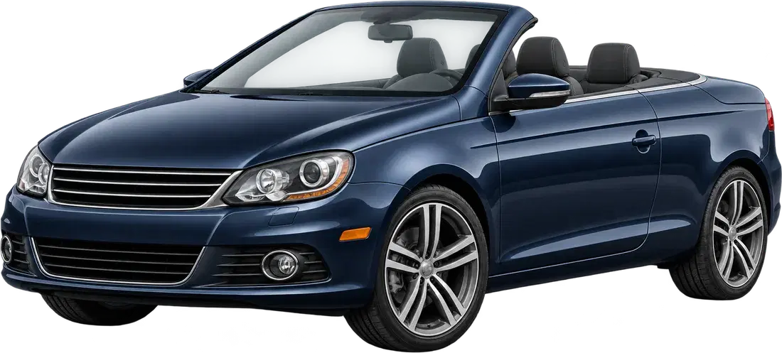 Stylised illustration of a Volkswagen Eos diesel vehicle