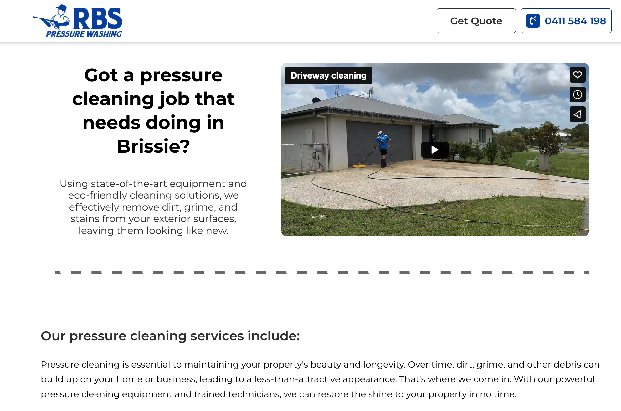 RBS Pressure Washing